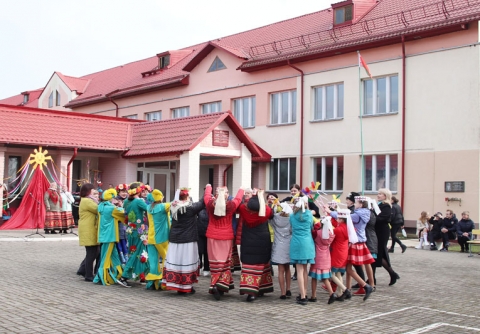 В агрогородке Селецкое прошел праздник Благовещенье по местным старинным традициям
