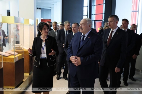 Александр Лукашенко принял участие в открытии музея Славы Могилевщины