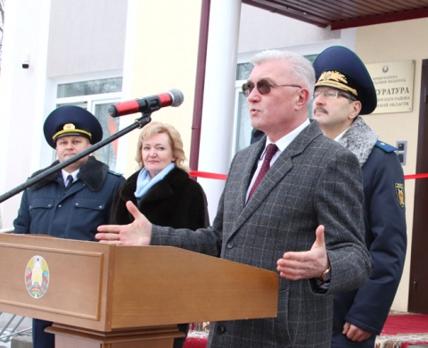 29 декабря состоялось торжественное открытие современного административного здания прокуратуры Костюковичского района