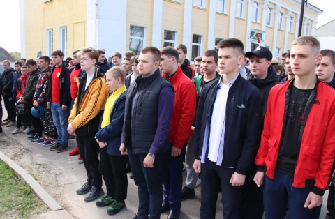 Торжественные проводы парней в ряды Вооруженных Сил Республики Беларусь