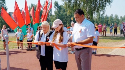 В&nbsp;агрогородке Муравилье Костюковичского района 2&nbsp;июля открыли новую площадку для воркаута при поддержке Президентского спортивного клуба