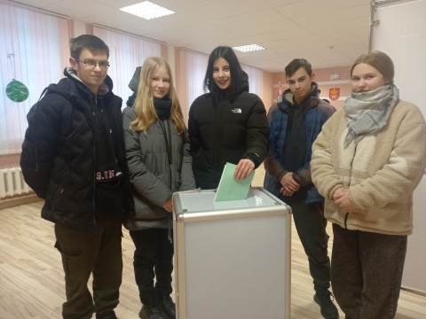 Учащиеся Костюковичского колледжа впервые приняли участие в выборах