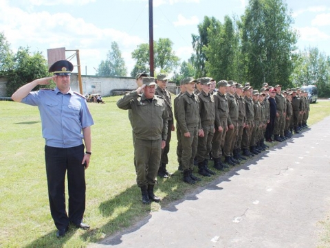 Палаточный лагерь военно-патриотического клуба «Зубр» открылся на базе Белынковичской школы