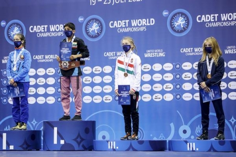Представительницы Могилевской области завоевали награды на первенстве мира по женской борьбе среди кадеток