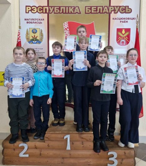 Районные соревнования по&nbsp;быстрым шашкам среди детей и&nbsp;подростков прошли в&nbsp;Костюковичском ФОЦ