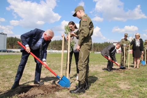 «Аллею мира» заложили в Костюковичах