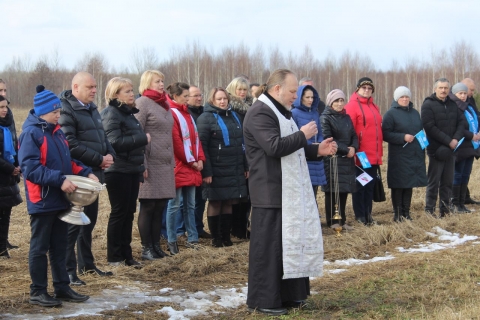 Митинг-реквием в память о сожженной в годы ВОВ деревне Боровая прошел в Костюковичском районе