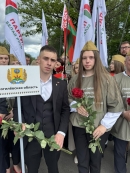 Костюковичская молодежь приняла участие в митинге-реквиеме памяти жертв войны и геноцида